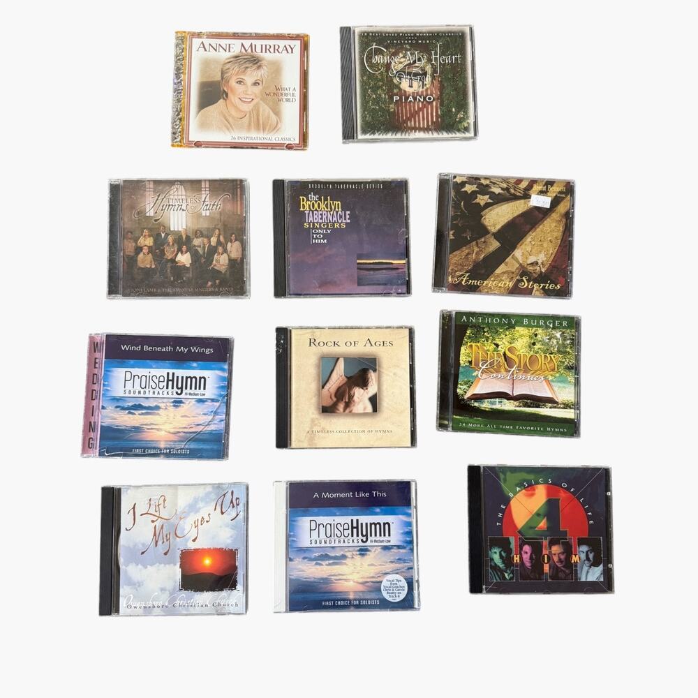 11 Christian Worship Hymn Praise Jesus Church Tabernacle Rock CD Music LOT